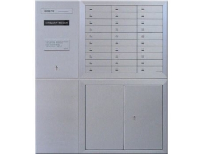 Picture of Day and night safe with compartments for value depositing