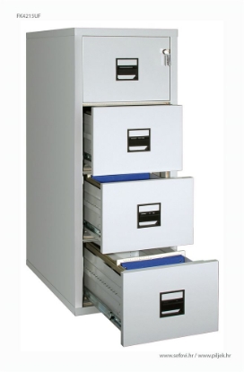 Picture of Fire resistant filing cabinet,model FK4215UF