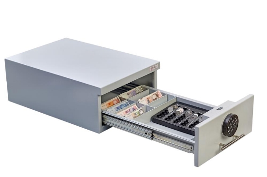 Picture of Metal drawer with time delay opening , model BP - LE40