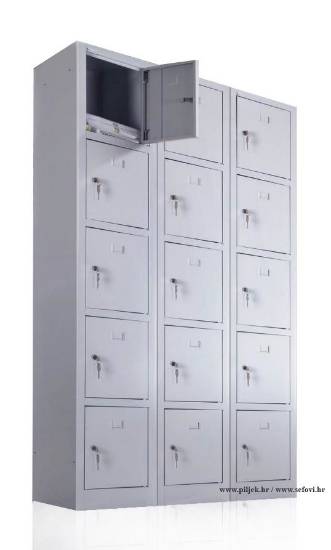 Picture of Locker cabinets with compartments, BP-BOX15