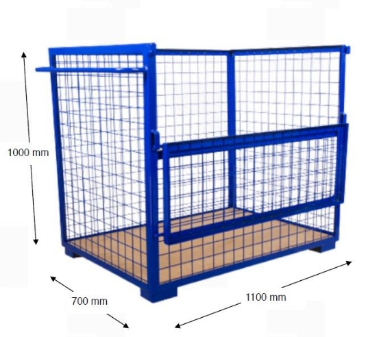 Picture of Trolley with fence, model BP-K4MP