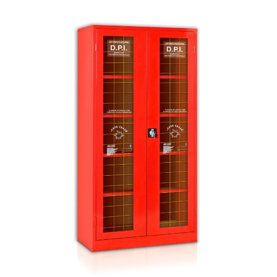 Picture of METAL LOCKER FOR FIREFIGHTING EQUIPMENT BP-TH095