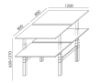 Picture of Elektropodizni stol, BP-S21/22/23/24 - set od 2 stola