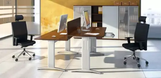 Picture of Podizni drveni stol s metalnim nogama BP-FLEX-R