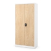 Picture of UREDSKI METALNI ORMAR BP-DM01 (BIJELA/HRAST)