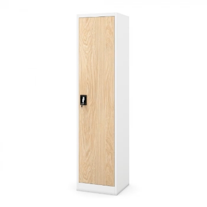Picture of UREDSKI METALNI ORMAR BP-DM02 (BIJELA/HRAST)