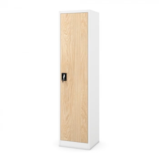 Picture of UREDSKI METALNI ORMAR BP-DM02 (BIJELA/HRAST)